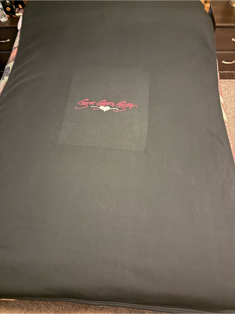 Black secret sister society blanket